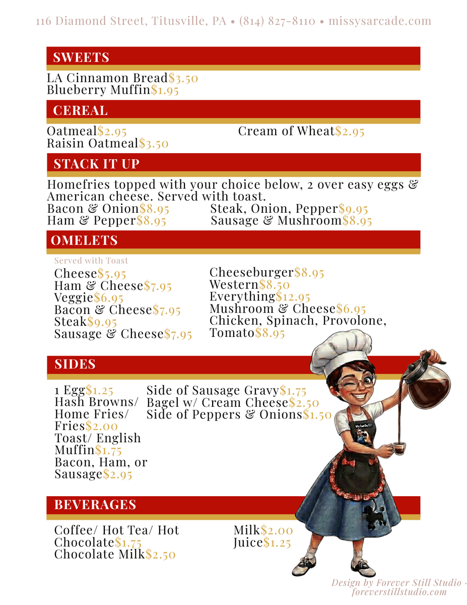 Breakfast menu page 4