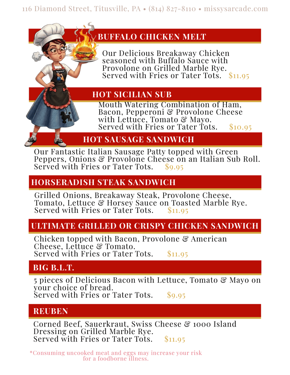 Lunch menu page 4