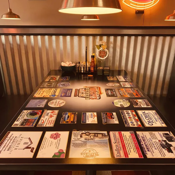 Local business tabletop celebrating community building